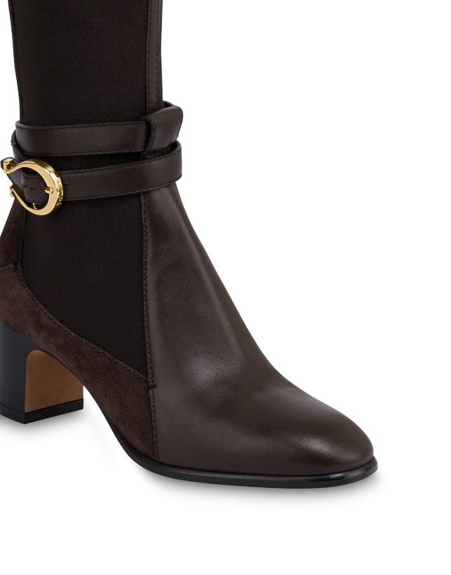 Stiefel Empire aus Kalbs- und Spaltleder Photo 4