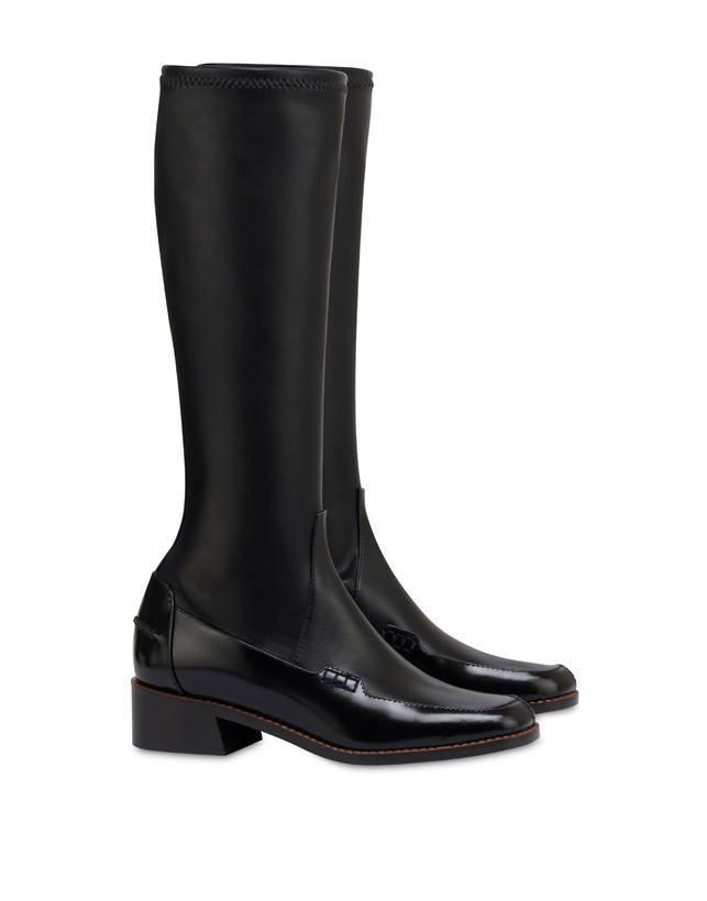Stivale Swing in vitello e nappa eco stretch Photo 2