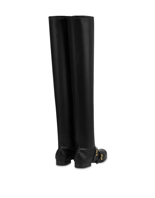 Overknee-Stiefel Kaleido aus weichem PU und Kalbsleder Photo 3