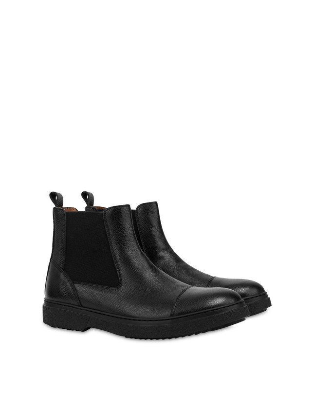 City grained calfskin ankle boot Photo 2