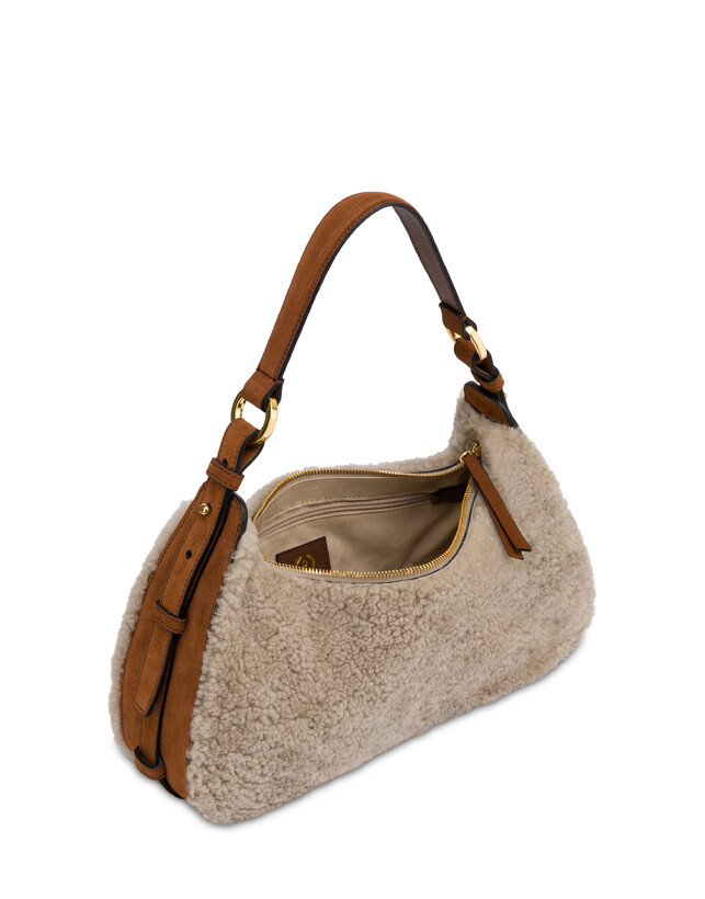 Borsa a spalla Identity in montone e vitello Photo 3