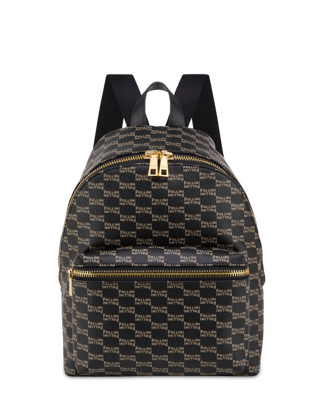 Rucksack „Iconic“ aus bedrucktem Saffiano-Leder Photo 1