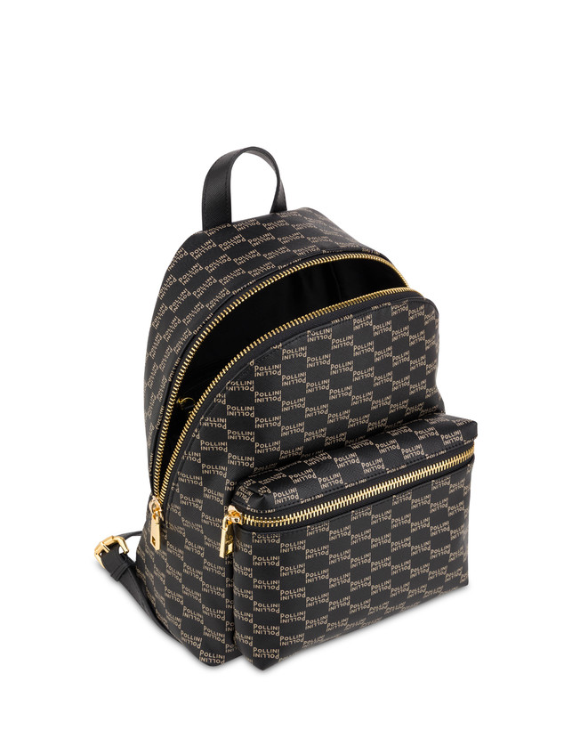 Rucksack „Iconic“ aus bedrucktem Saffiano-Leder Photo 3