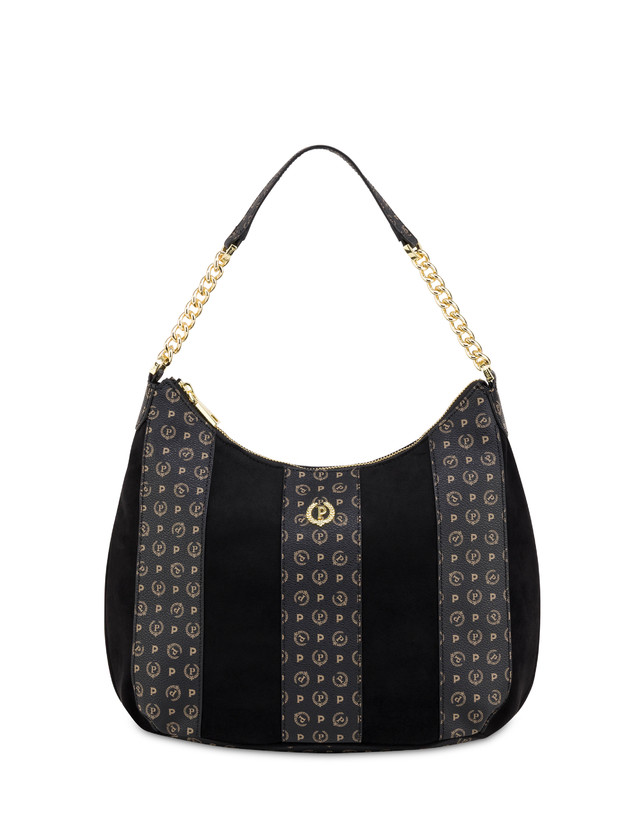Borsa a spalla Interplay in fabric suede ed Heritage pvc Photo 1