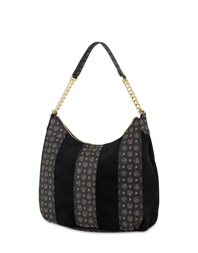 Borsa a spalla Interplay in fabric suede ed Heritage pvc Photo 2
