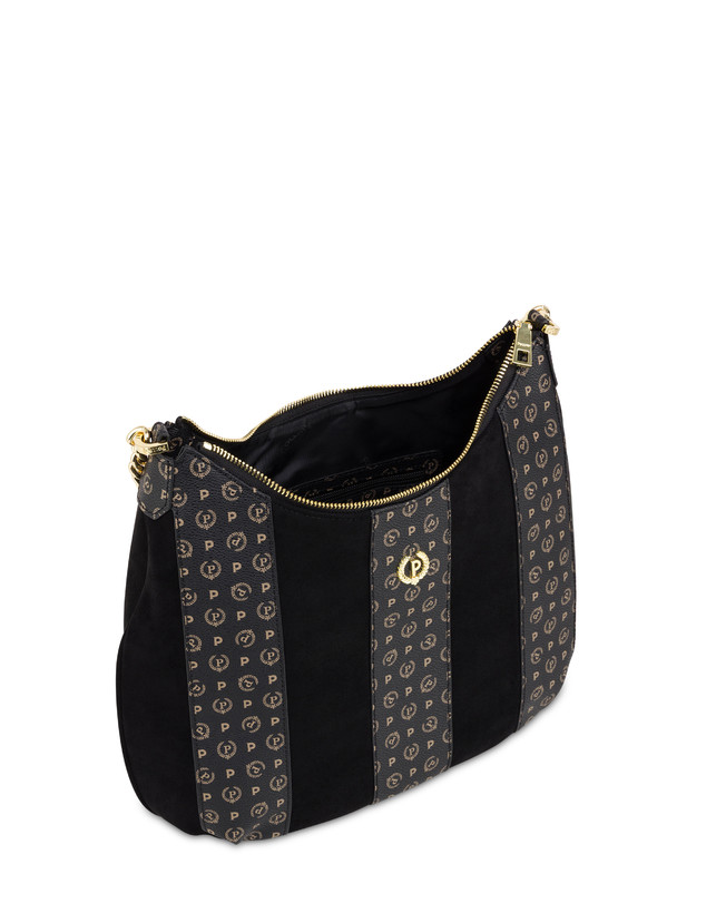 Borsa a spalla Interplay in fabric suede ed Heritage pvc Photo 3