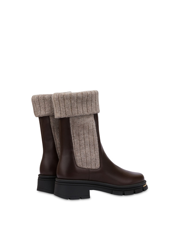 Comfy Calfskin Ankle Boots Photo 3