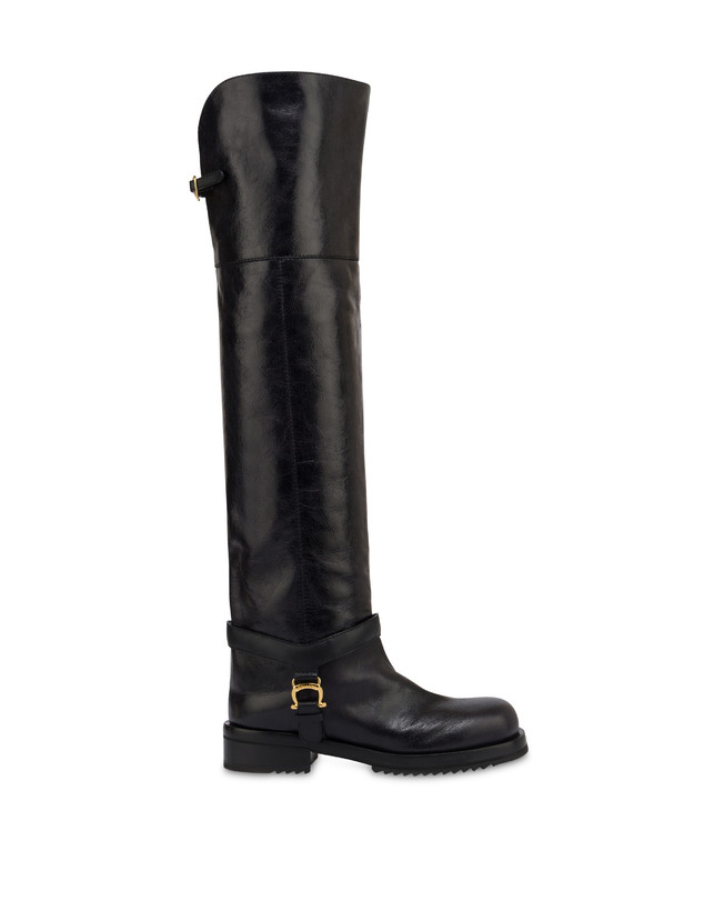 Mia Over-the-Knee Calfskin Boot Photo 1