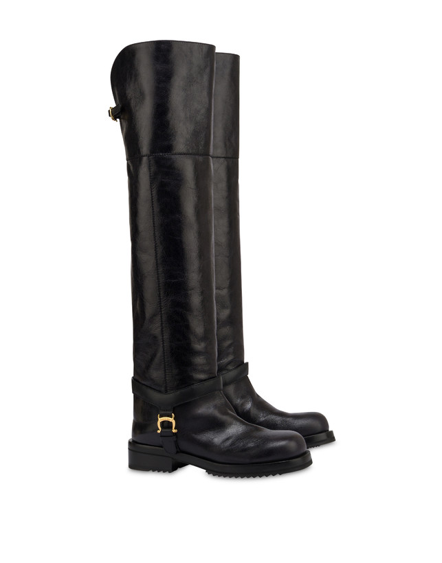 Mia Over-the-Knee Calfskin Boot Photo 2