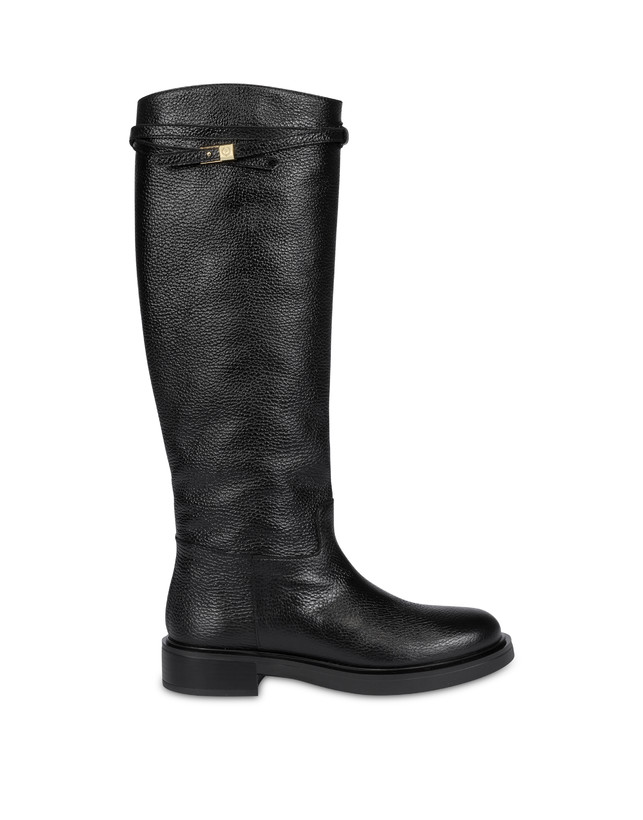 Stiefel „Alba“ aus getrommeltem Kalbsleder Photo 1