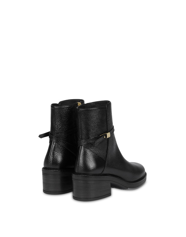 Laura Ankle Boots in Tumbled Calfskin Photo 3