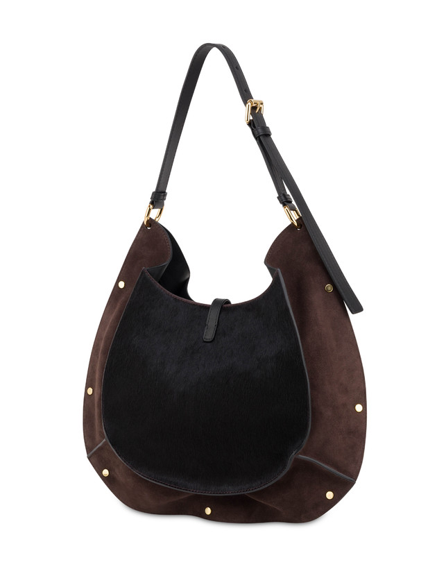 Austin Shoulder Bag in Crust Pony Skin and Calfskin Photo 2