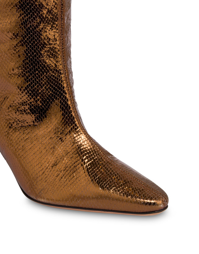 Stivale Muse over the knee in capra stampa vipera Photo 4