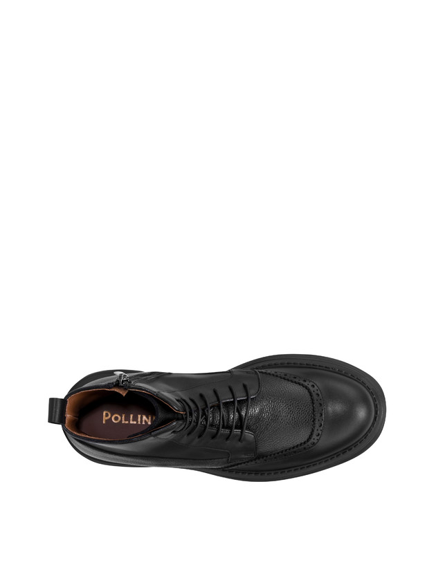 James Ankle Boots in Garnet Calfskin Photo 3