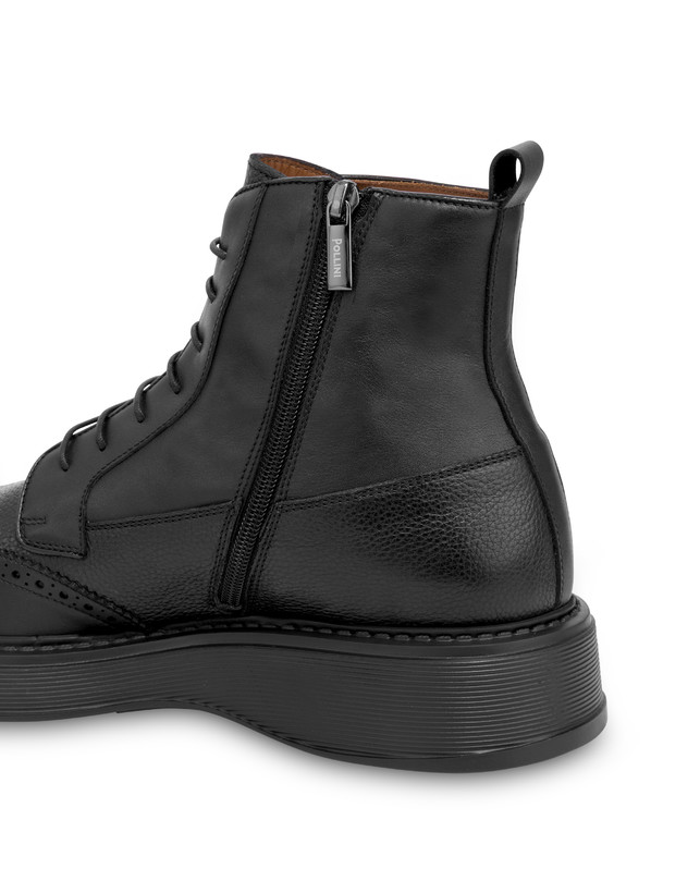 James Ankle Boots in Garnet Calfskin Photo 5