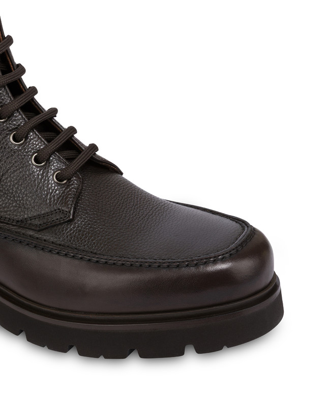 George Ankle Boots in Garnet Calfskin Photo 5