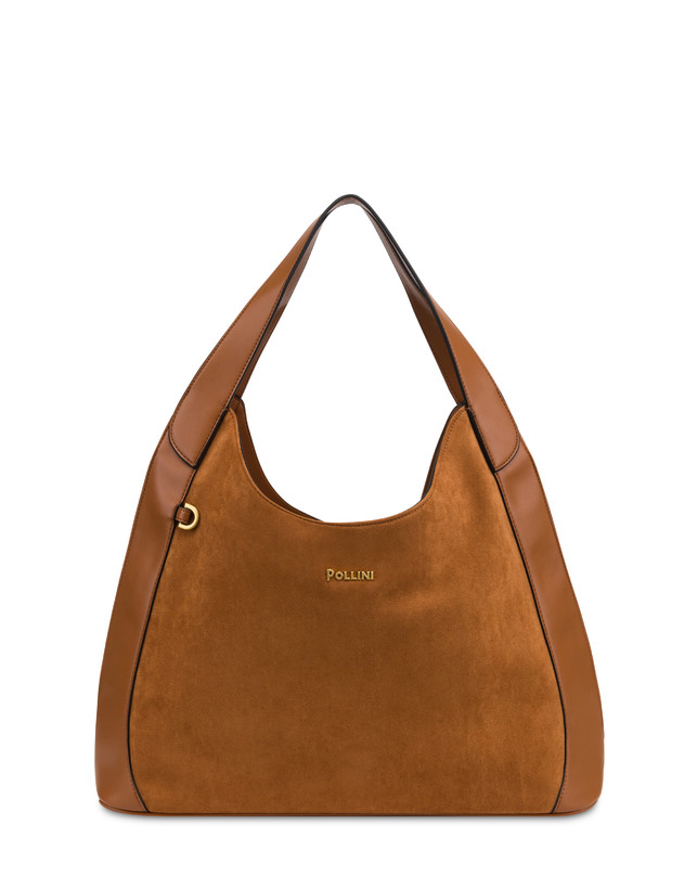 Sabrina Small Hobo Bag in Faux Suede Photo 1