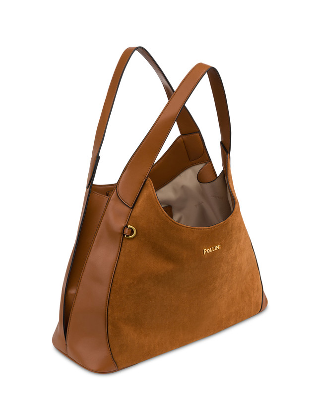 Sabrina Small Hobo Bag in Faux Suede Photo 3