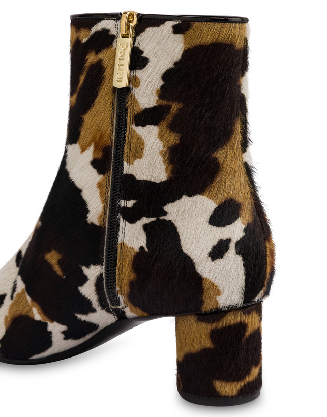 Stiefelette Sofia aus bedrucktem Ponyleder Photo 4