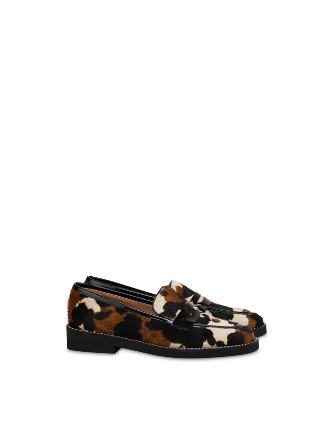 Mocassino Mannish in cavallino stampato Photo 2