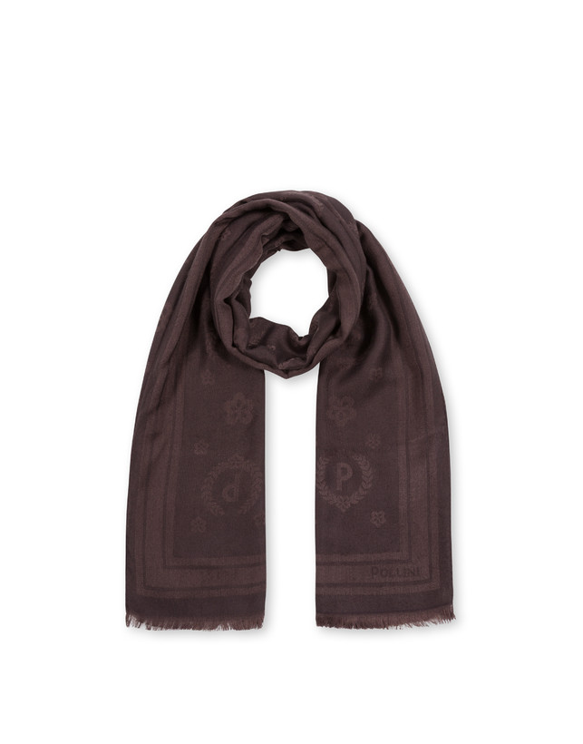 Jacquard-Schal mit Logo Photo 2
