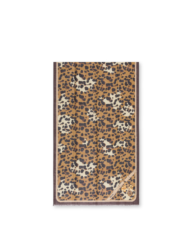 Wollschal mit Animalprint Photo 1