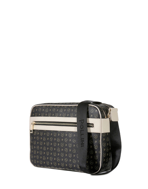 BORSA A SPALLA BLACK/IVORY