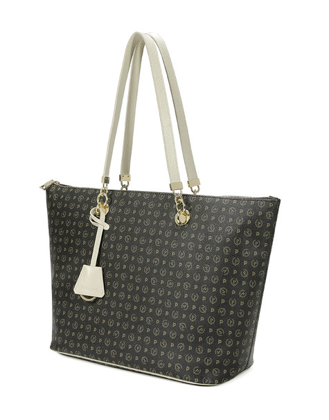 BORSA A SPALLA BLACK/IVORY