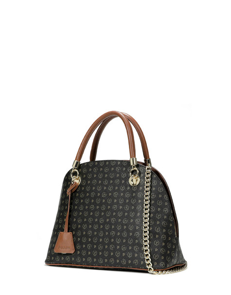 Borsa a mano Heritage Logo Classic NERO/MARRONE
