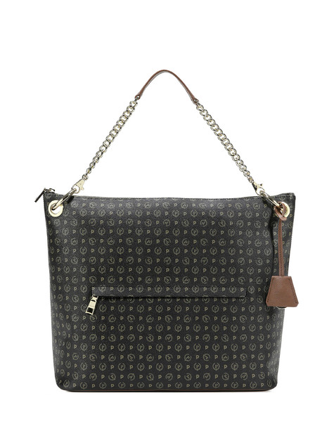 BORSA A SPALLA BLACK/BROWN