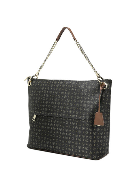 BORSA A SPALLA BLACK/BROWN