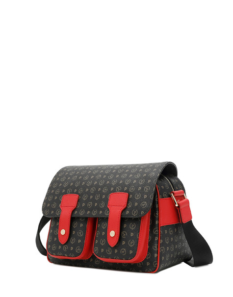 Messenger bag Black/laky red