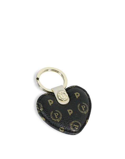 Portachiavi Cuore Heritage Logo Classic Nero/avorio