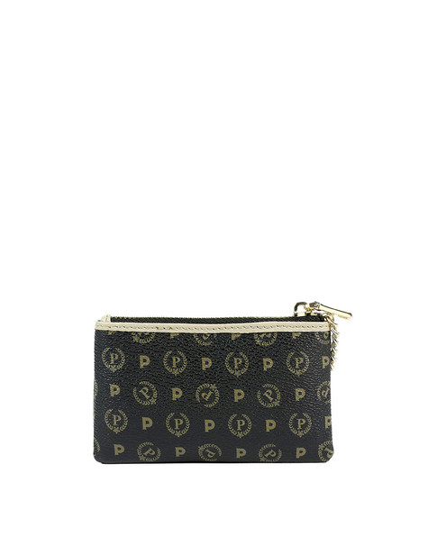 Portachiavi con portamonete Heritage Logo Classic NERO/AVORIO
