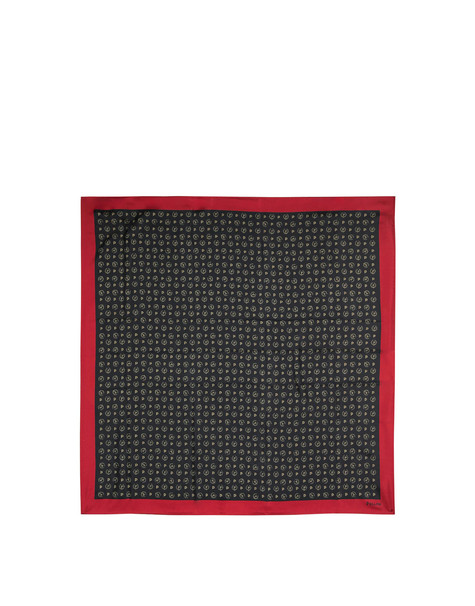 Heritage Logo Classic Satin Scarf Black/red