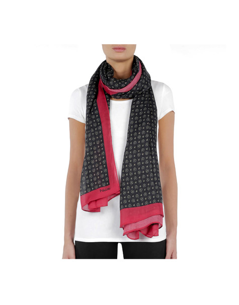 Heritage scarf BLACK/RED