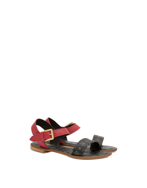 Sandals Black/laky red