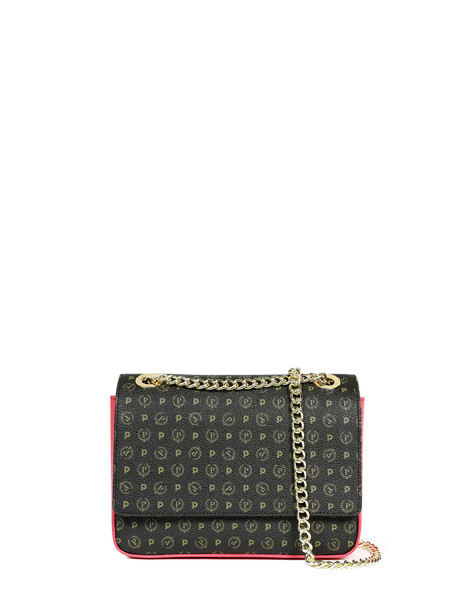 BORSA A SPALLA BLACK/FUCHSIA