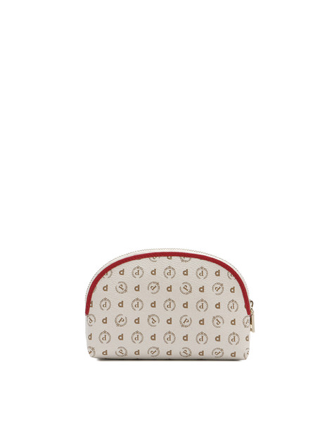 Heritage Logo Classic Pouch Ivory/laky Red