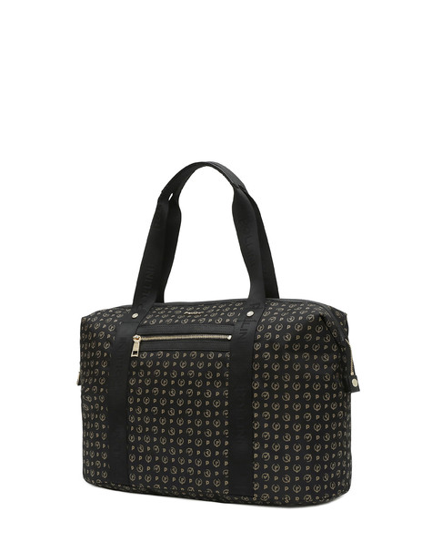 Large duffel bag from the Heritage Logo Soft collection BLACK/BLACK