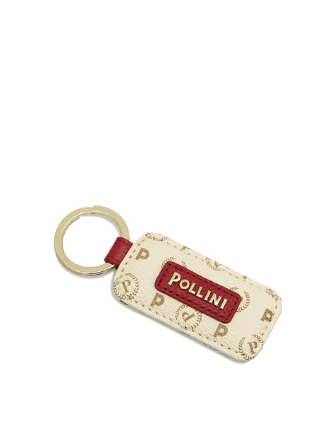 Portachiavi con logo Heritage Logo Classic AVORIO/LACCA