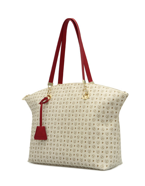 Tote bag Heritage Logo Classic AVORIO/LACCA