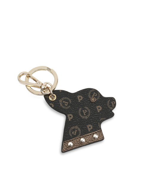 Portachiavi Dog Heritage Logo Classic NERO/BRONZO