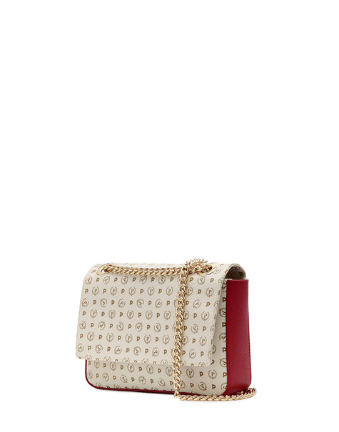 Borsa A Spalla Ivory/laky Red