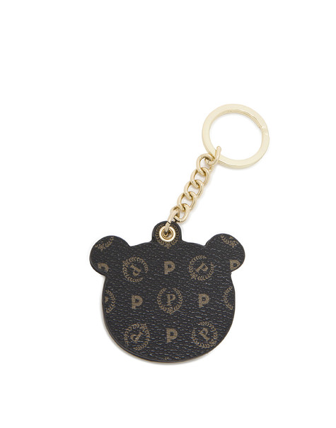 Portachiavi panda Heritage Logo Classic NERO/LACCA
