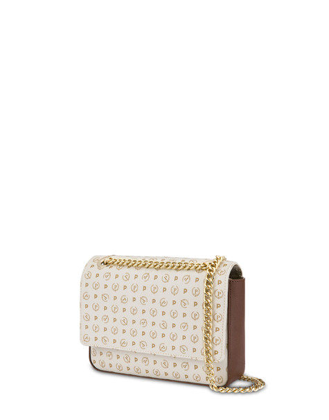 Borsa A Spalla Ivory/brown