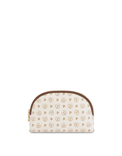 Heritage Logo Classic pouch IVORY/BROWN