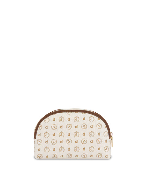 Heritage Logo Classic pouch IVORY/BROWN
