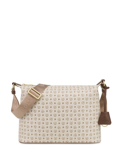 Borsa A Spalla Ivory/brown