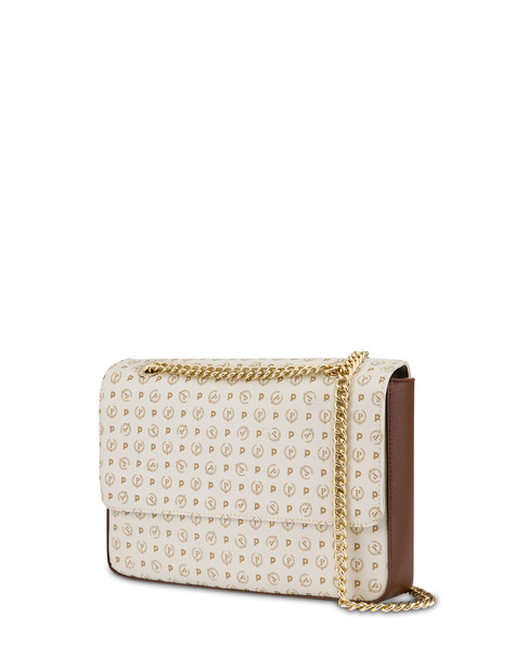 BORSA A SPALLA IVORY/BROWN